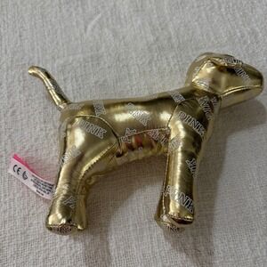 Victorias Secret PINK Fashion Show 2014 Limited Edition Gold Dog Rare